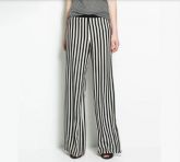 Calça Pantalona Listrada