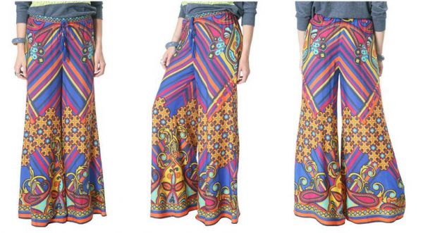 Calça Pantalona Estampa Étnica Cód. 050
