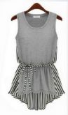 Blusa Casual Listrada + Laço Cód. 020