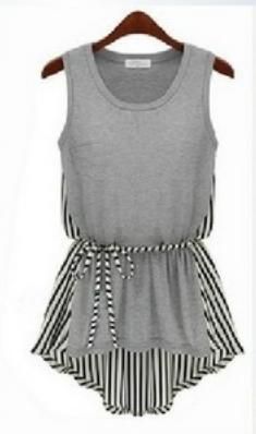 Blusa Casual Listrada + Laço Cód. 020