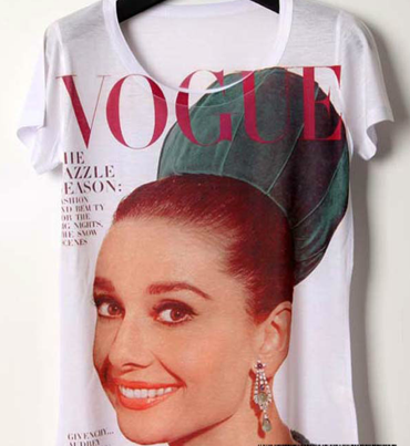 Camiseta Vintage  Audrey Hepburn Cód. 065