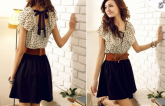 Vestido Bolinhas Vintage